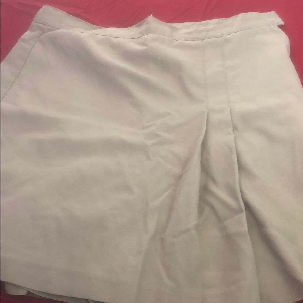 Khaki skort
